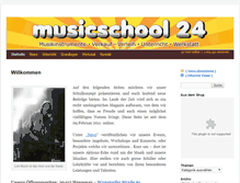 Tablet Screenshot of musicschool24.de